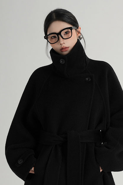 Mid-Length Double-Sided Wool Coat