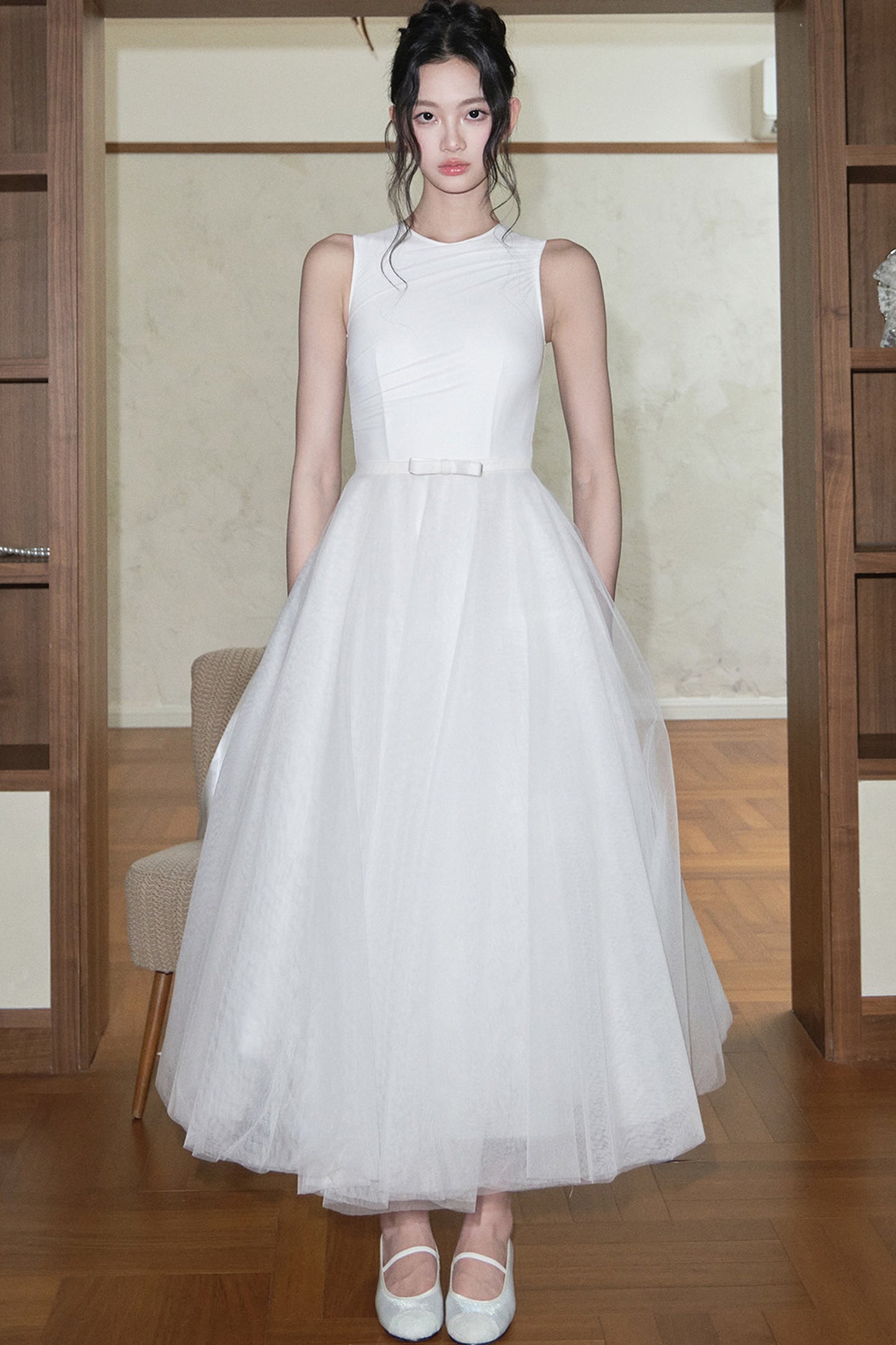 Butterfly Knot Mesh Dress