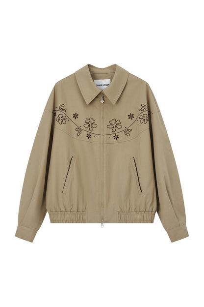 Floral Embroidered Jacket