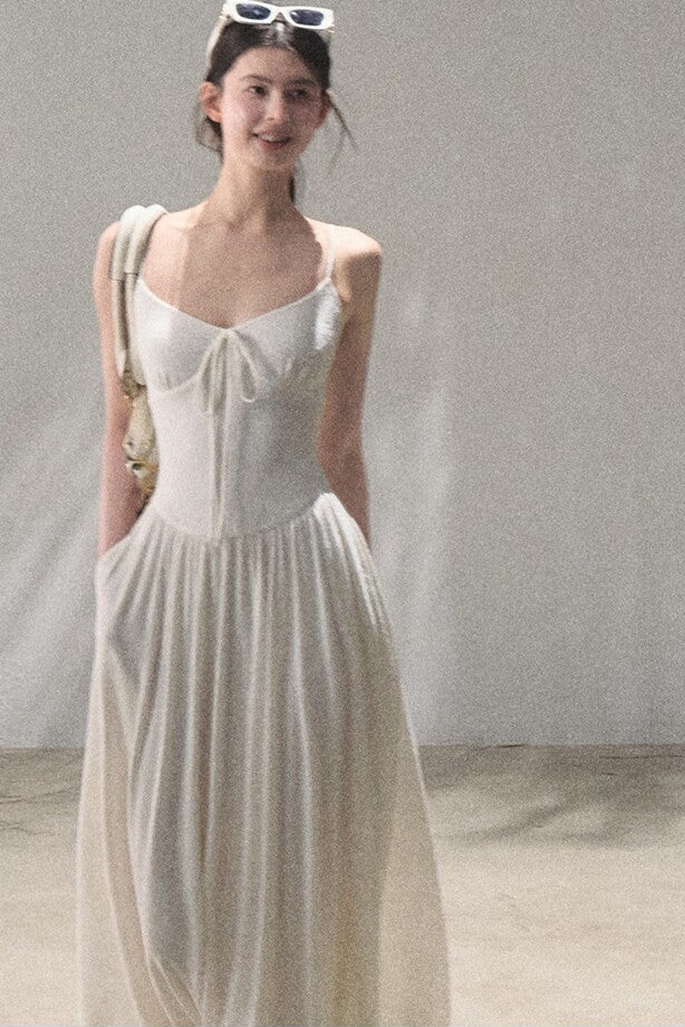 Bohemian Vine Jacquard Backless Dress