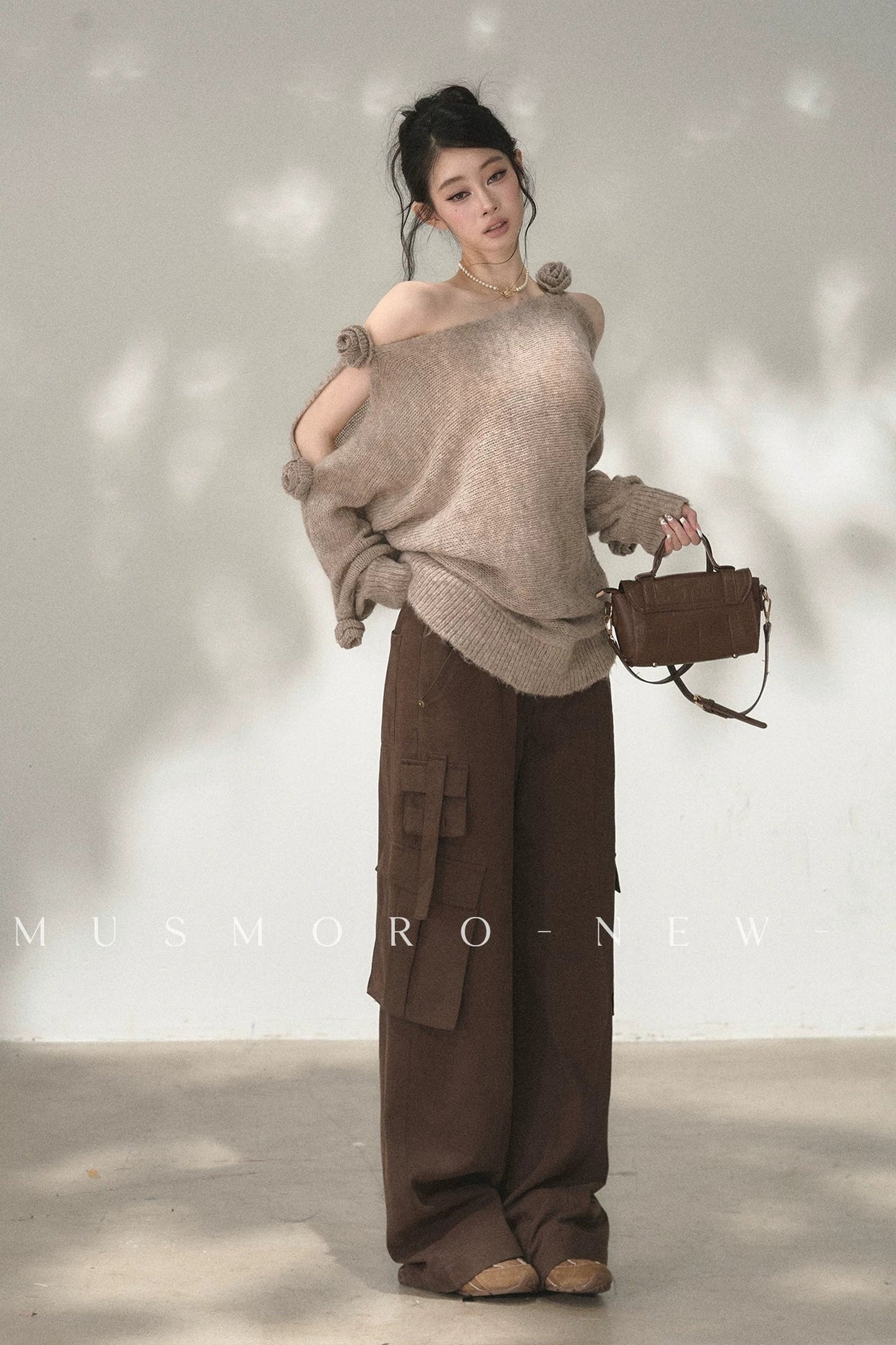 Vintage Ribbon Cargo Pants