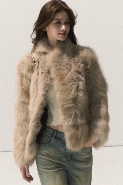 Fluffy Fox Fur Vest