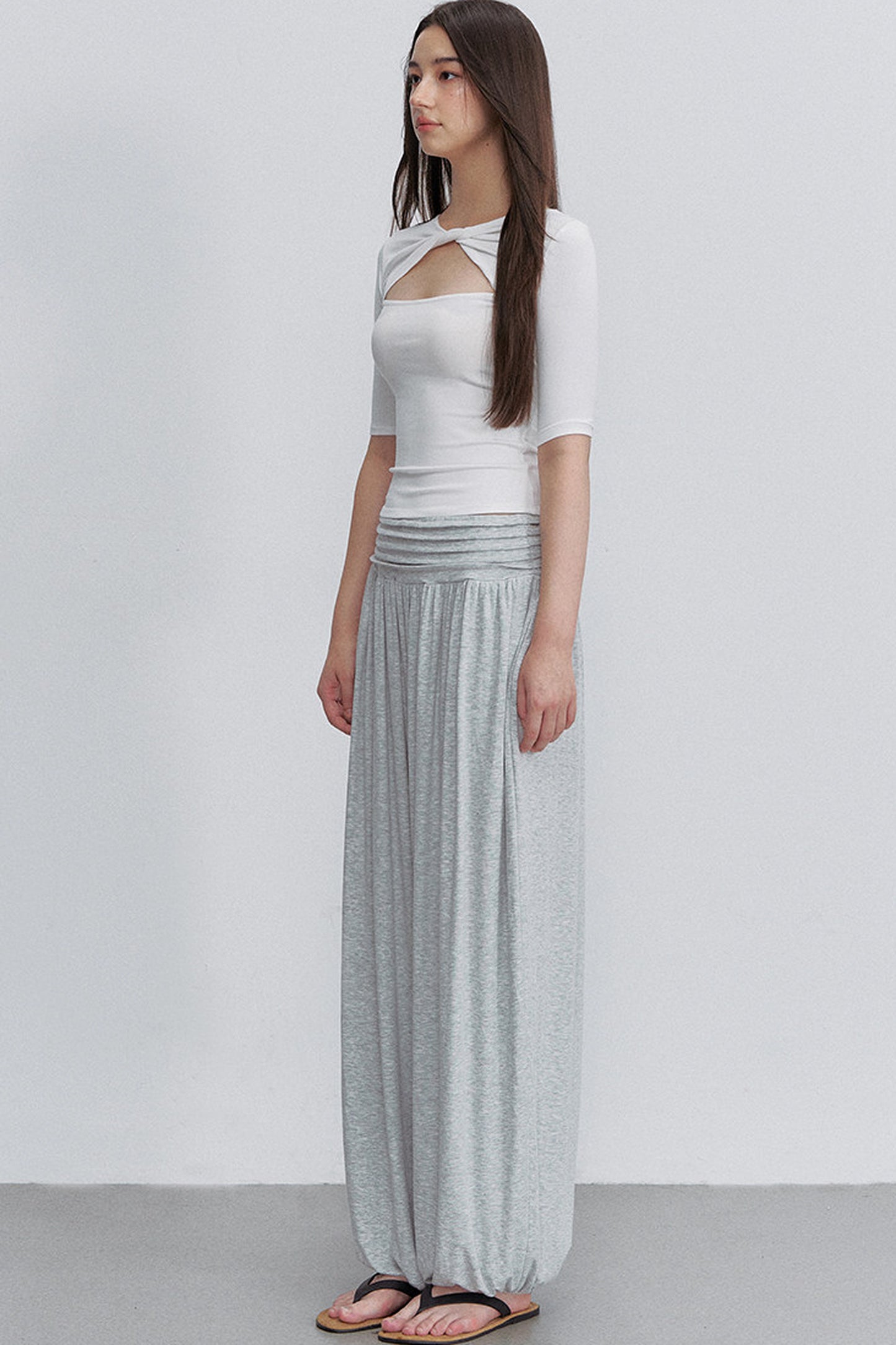 Reversible Cross-Knot Blouse