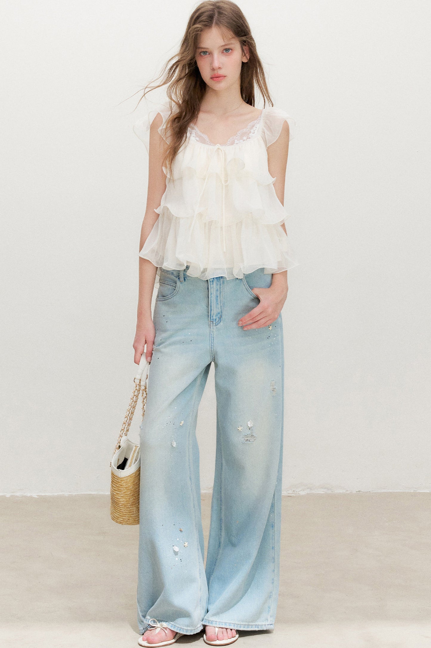 Ruffle Off-Shoulder Top