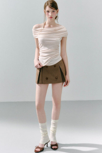 Off-Shoulder Tie Top