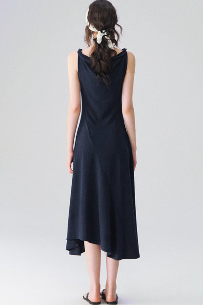 Twisted Strap Knit Dress