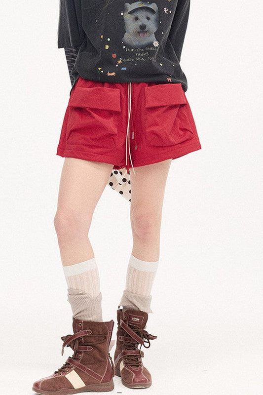 Cuffed Pocket Cargo Shorts