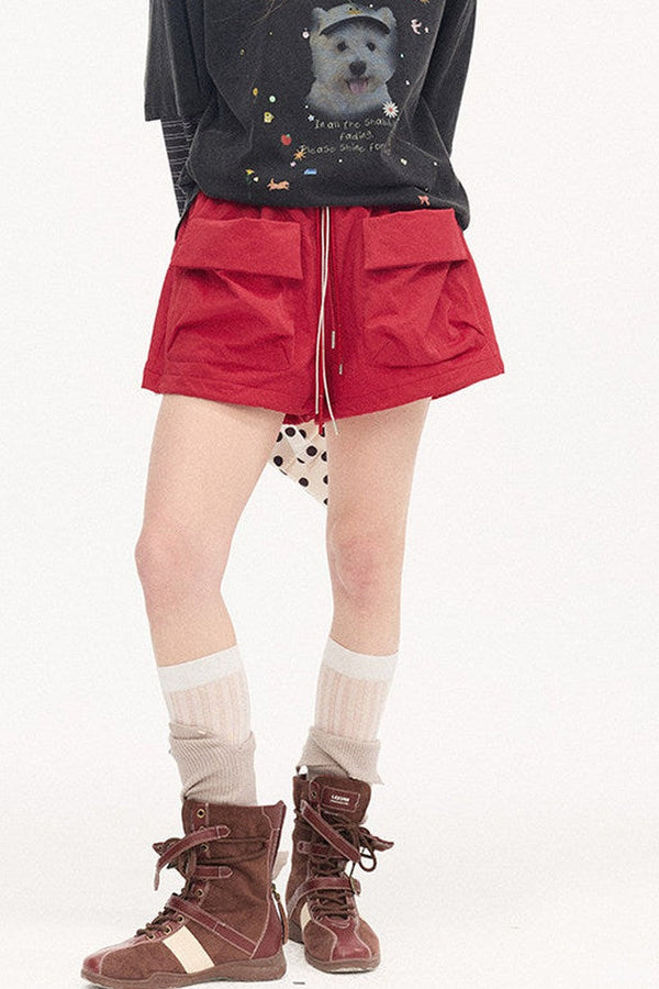 Cuffed Pocket Cargo Shorts