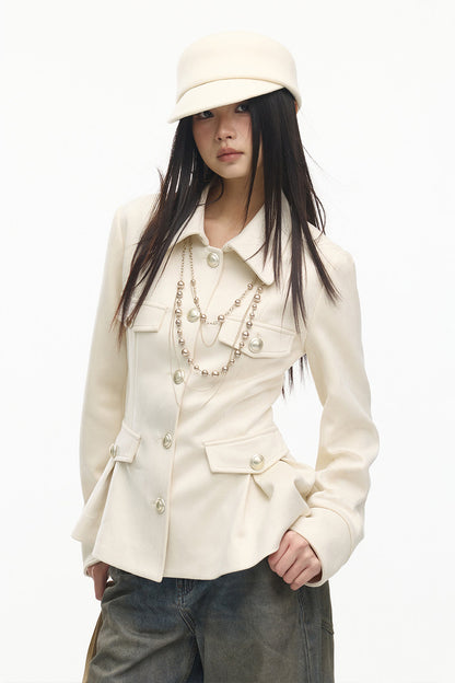 Loose Suede Long Sleeve Jacket