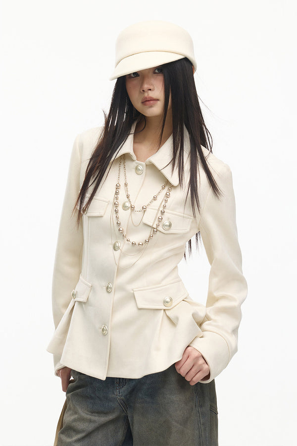 Loose Suede Long Sleeve Jacket