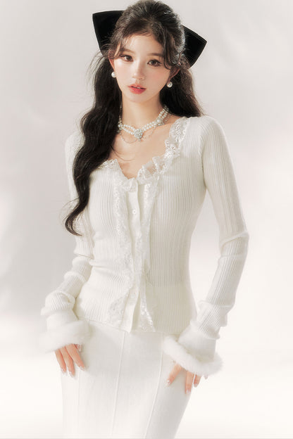Princess Lace Knit Top