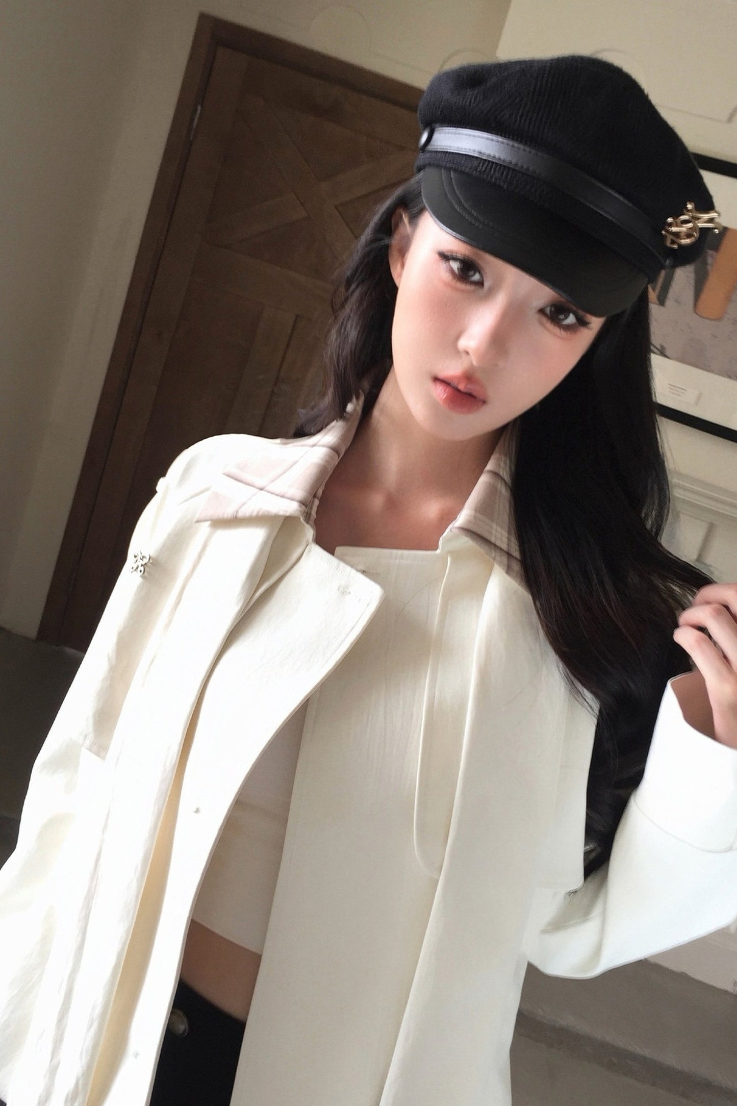 Double-Breasted Bow Jacket