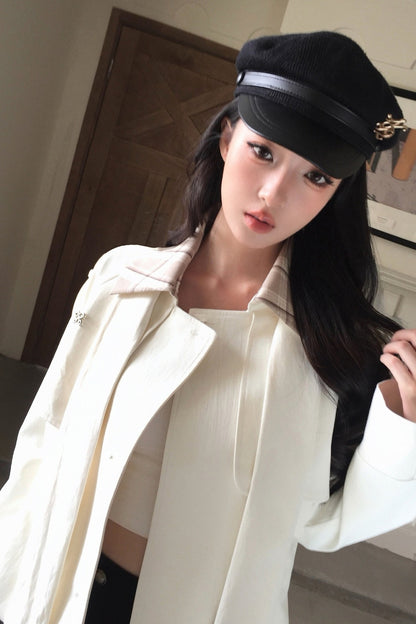 Double-Breasted Bow Jacket