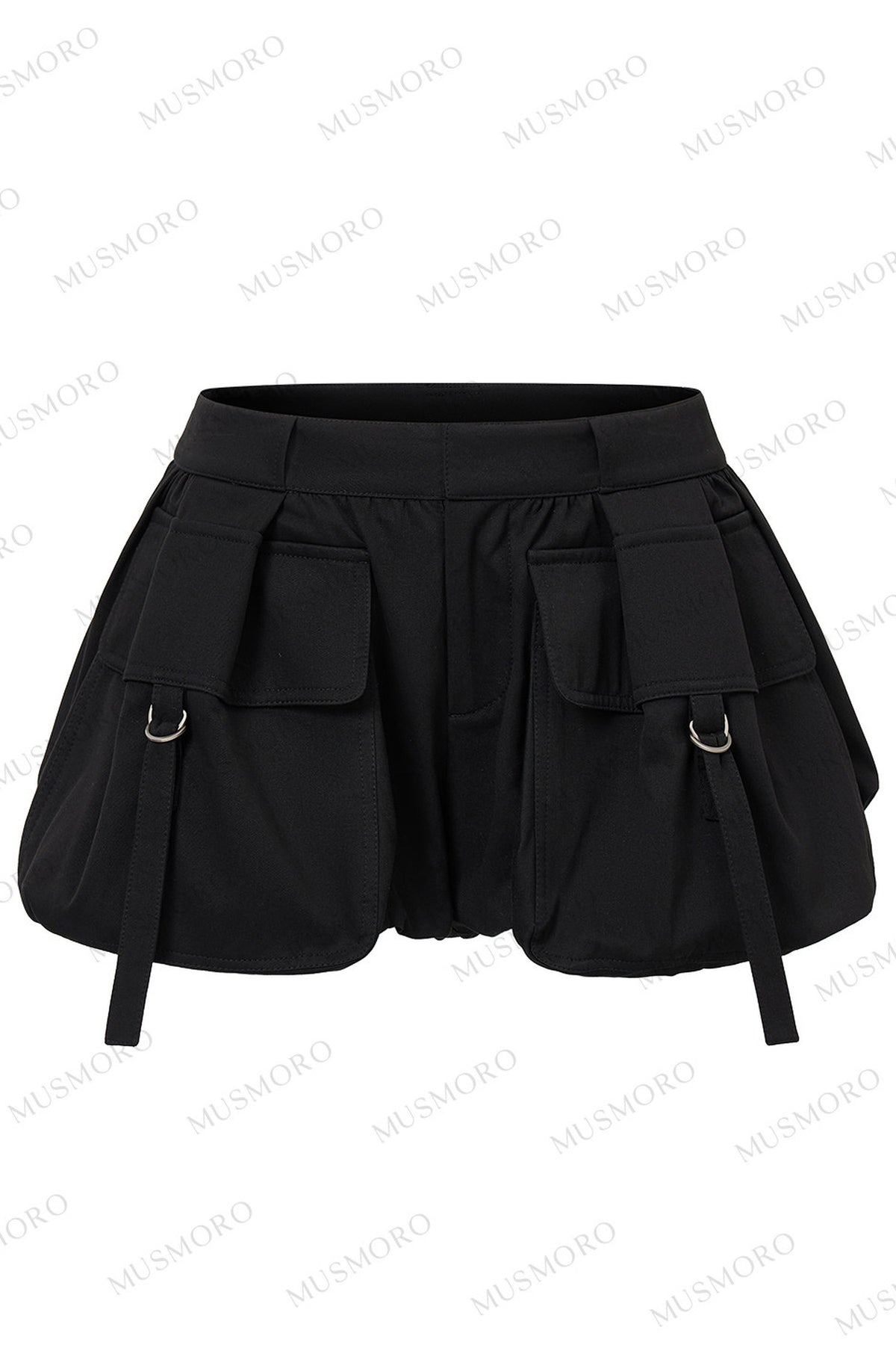 Vintage Puff Cargo Skirt Pants