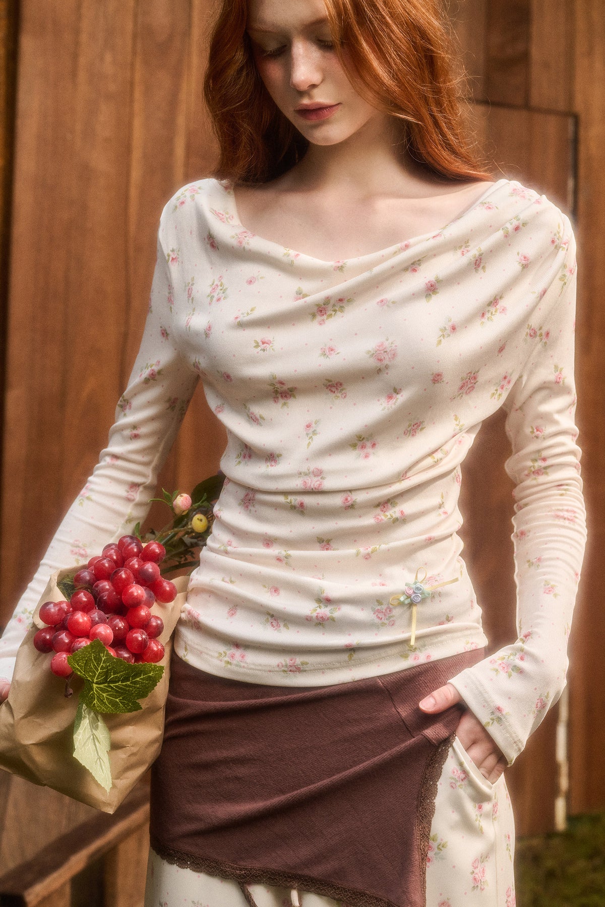 Liberty Print Top and Pants Set-Up