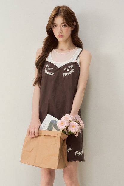 Amber Oak Suspender Dress