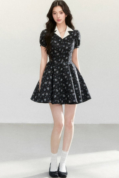 Vestido Elegante Estampado Tipo Señorita