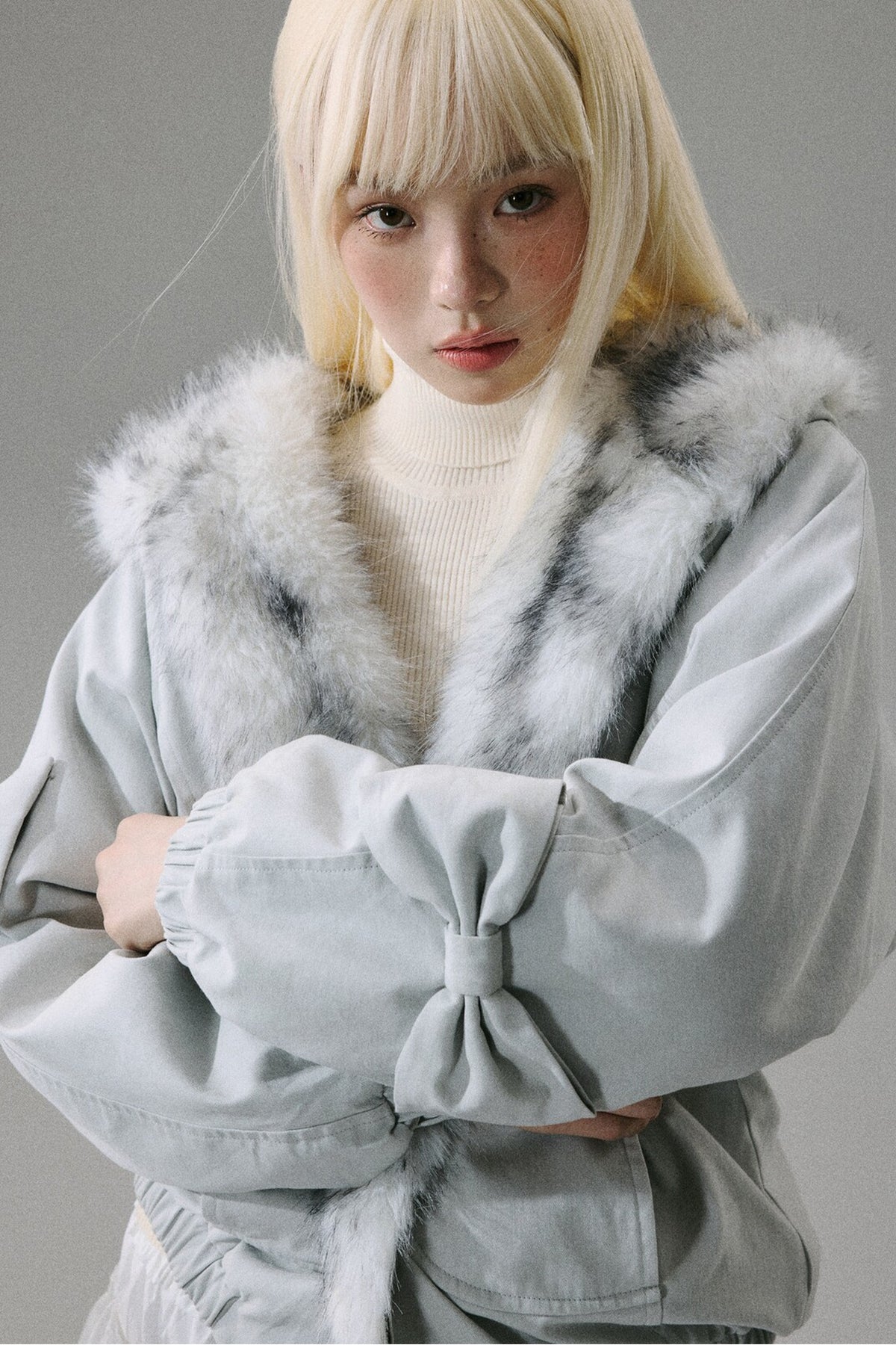 Thick Plush Hooded Jacket