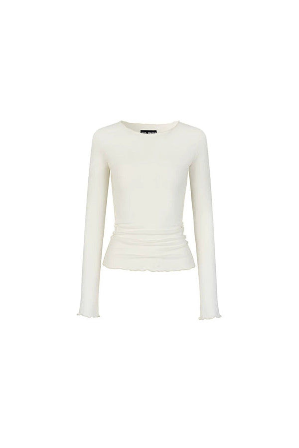 Viapitti Wavy Edge Layered T-Shirt Set-Up