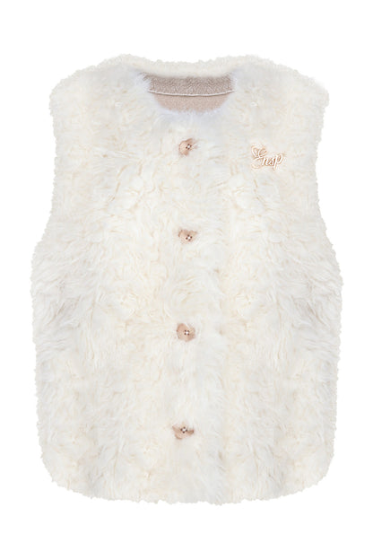 Small Fragrance Style Fur Vest Set-Up