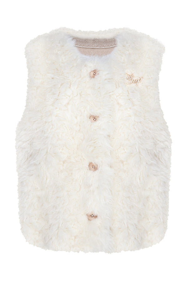 Small Fragrance Style Fur Vest Set-Up