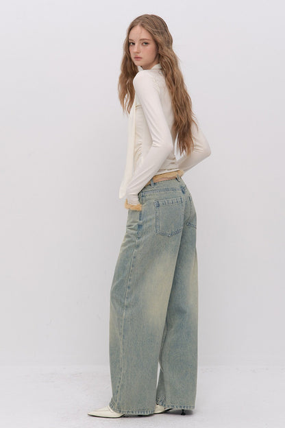 Irregular Ruched Halter Ribbon T-Shirt