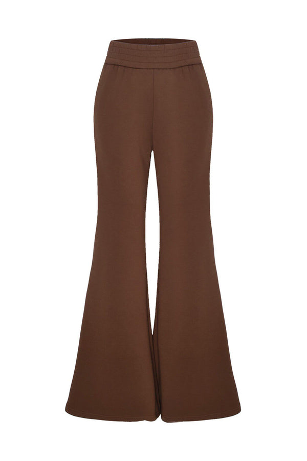 Polka Dot Lamb Wool Coat and Trousers Set-Up