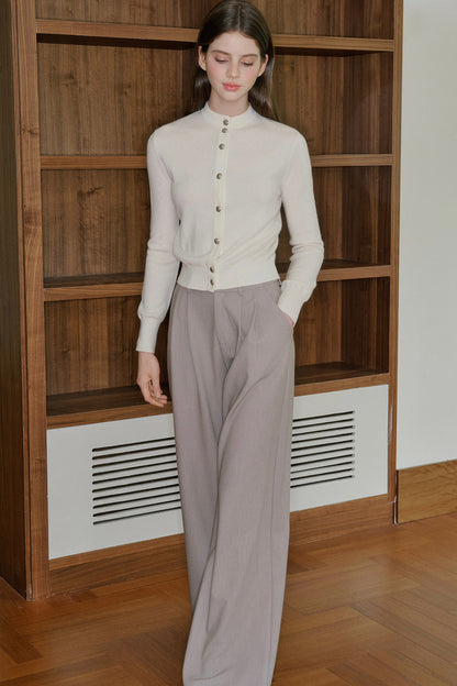 Top cardigan in cashmere stile Old Money