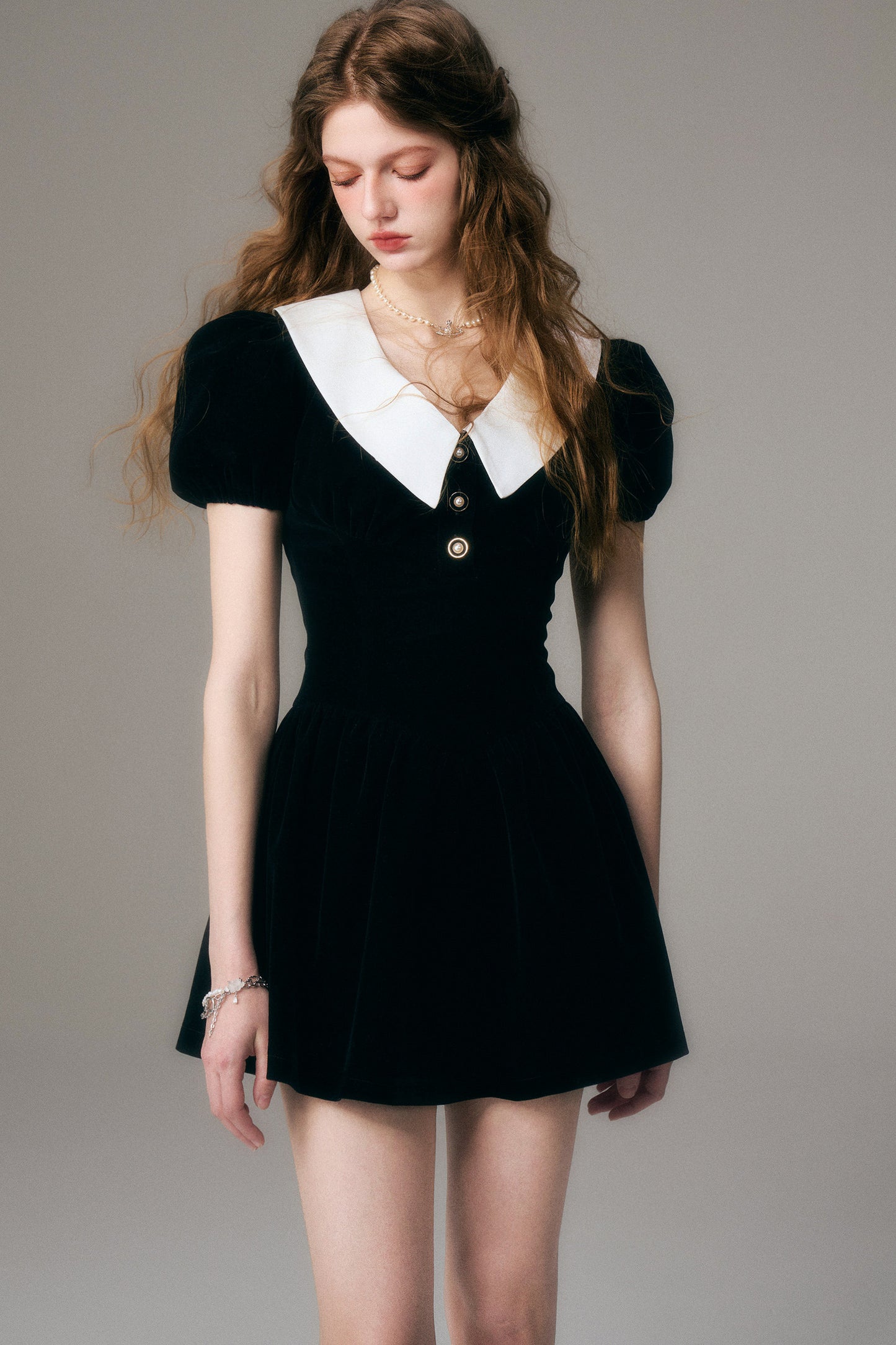 Black Velvet Ballet Dress