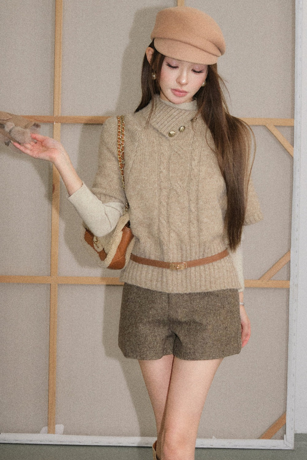 Woolen Shorts and Pants Set-Up