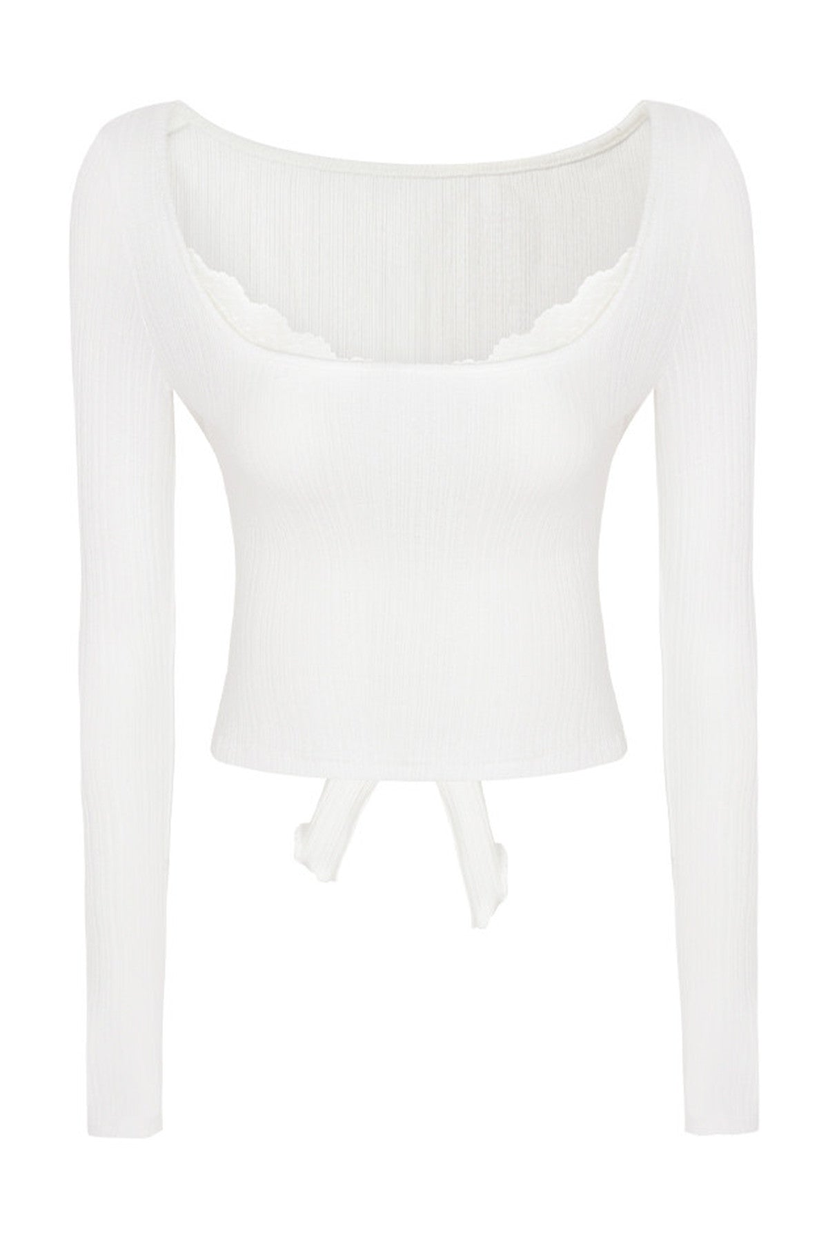 Backless Top and Wide-Leg Pants Set-Up