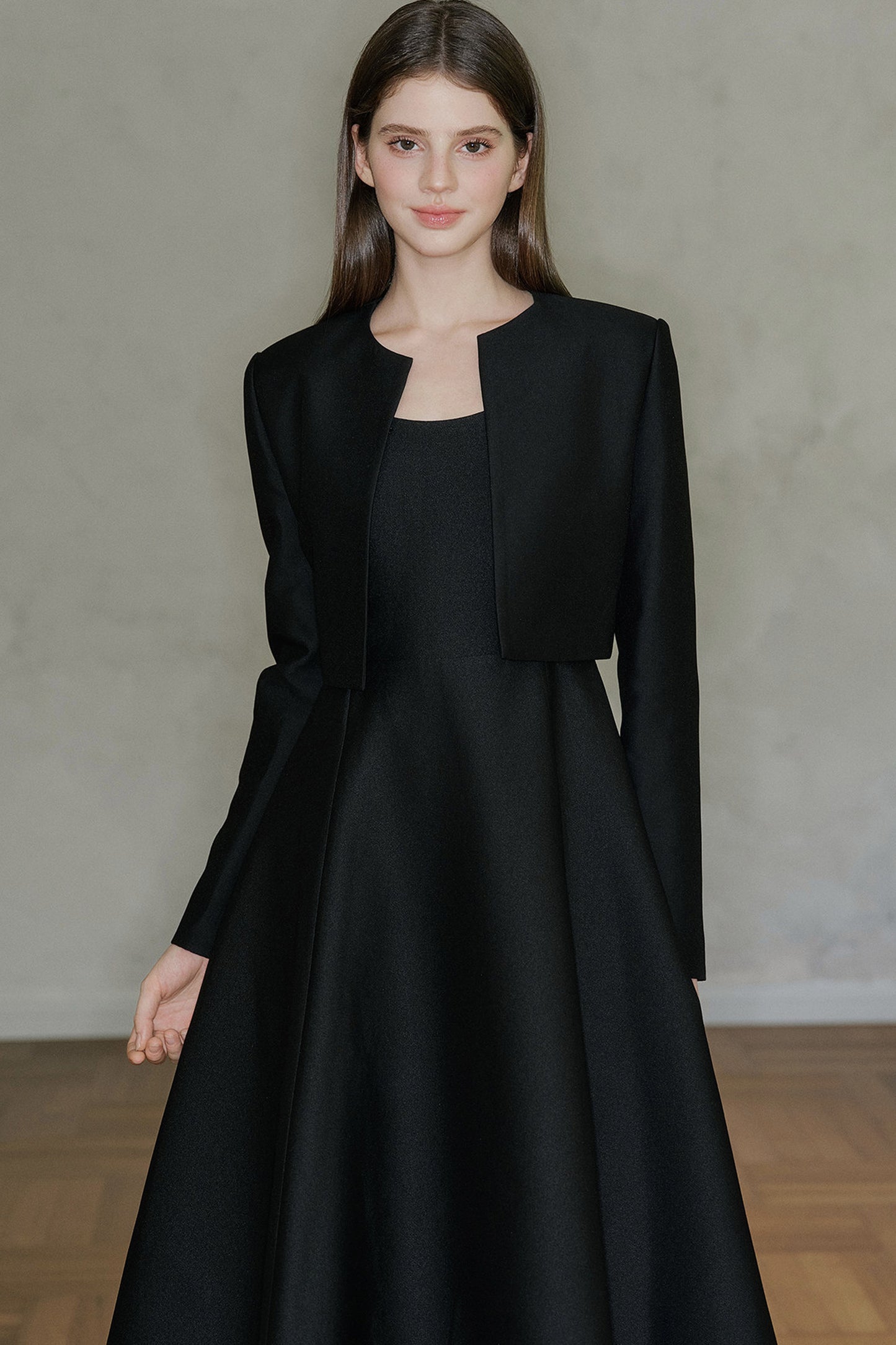 Lyocell Wool Long Sleeve Cardigan