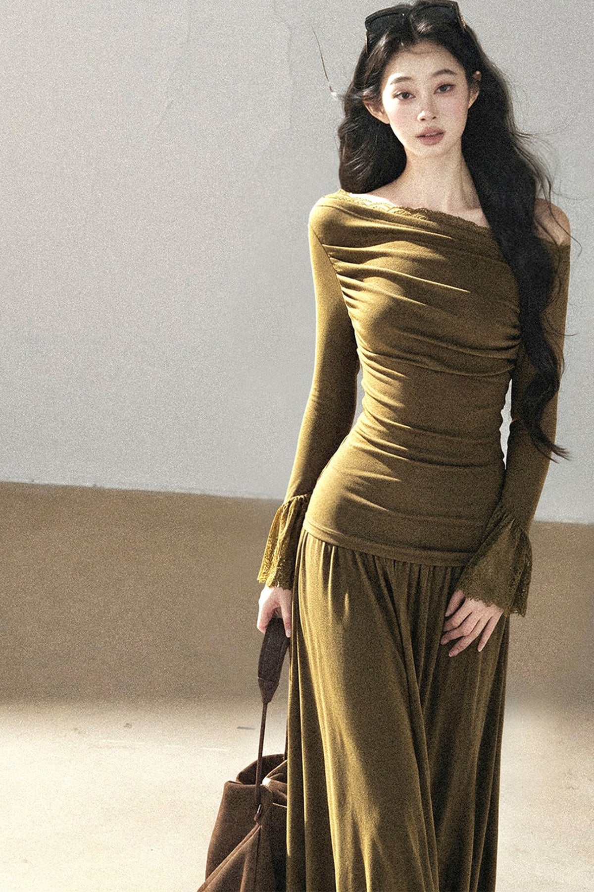 Autumn Top and Long Skirt Set-Up