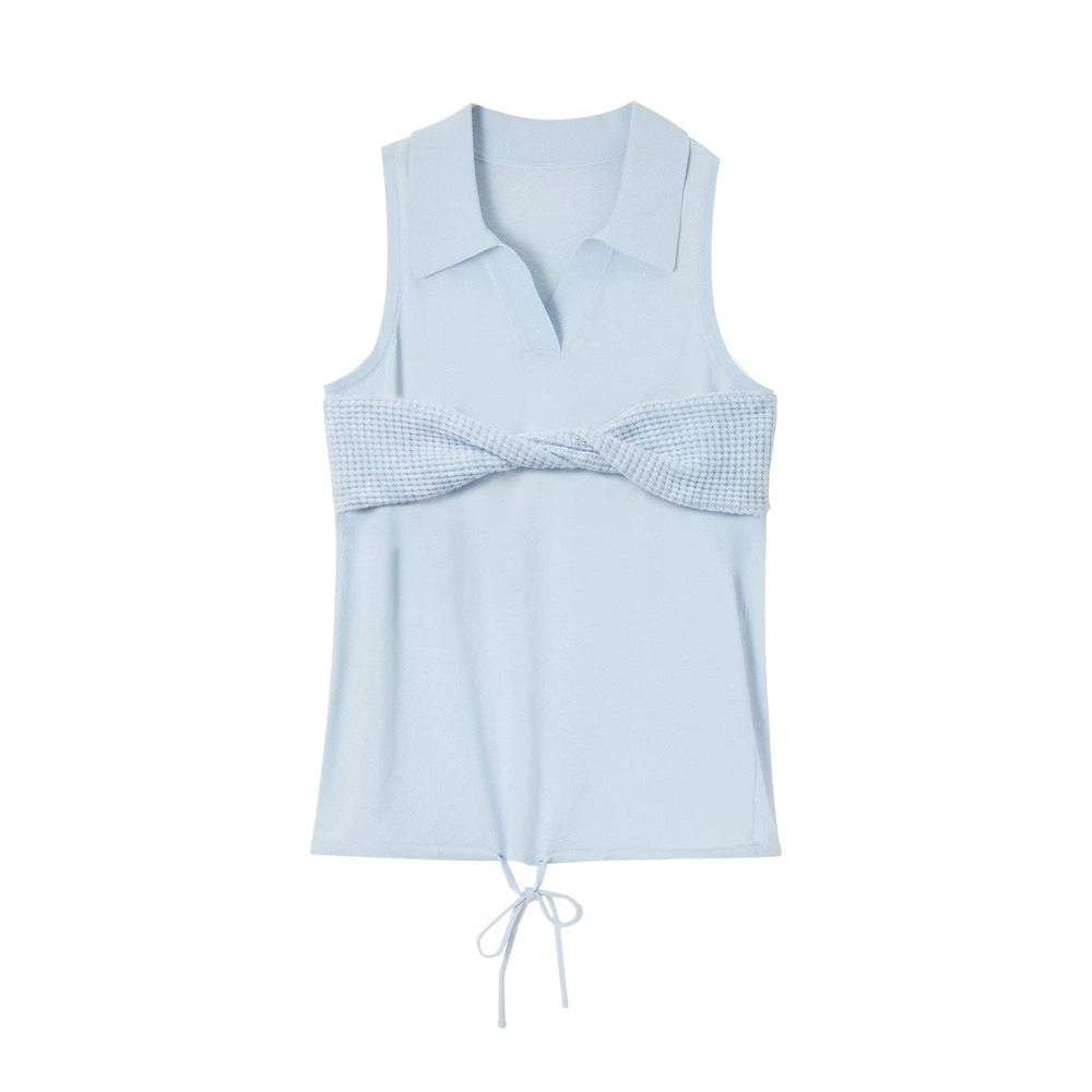 Twisted Knot Polo Vest