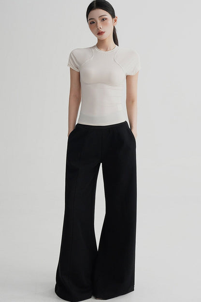 High-Waisted Flared Versatile Pants