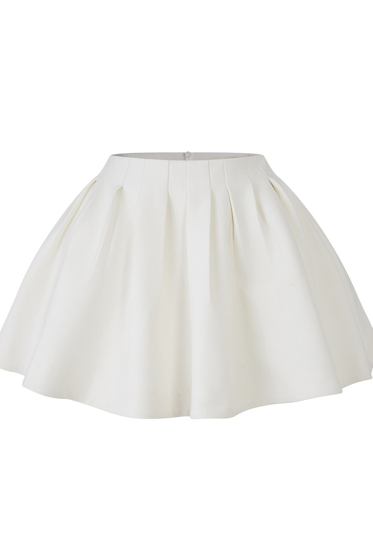 High-Waisted A-Line Puffy Skirt