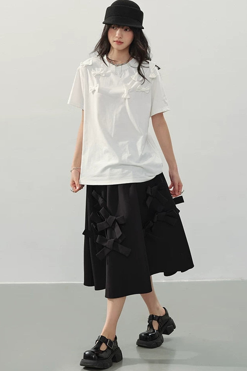 Silent Romance Bow Skirt