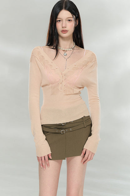 Reversible Lyocell Wool Top