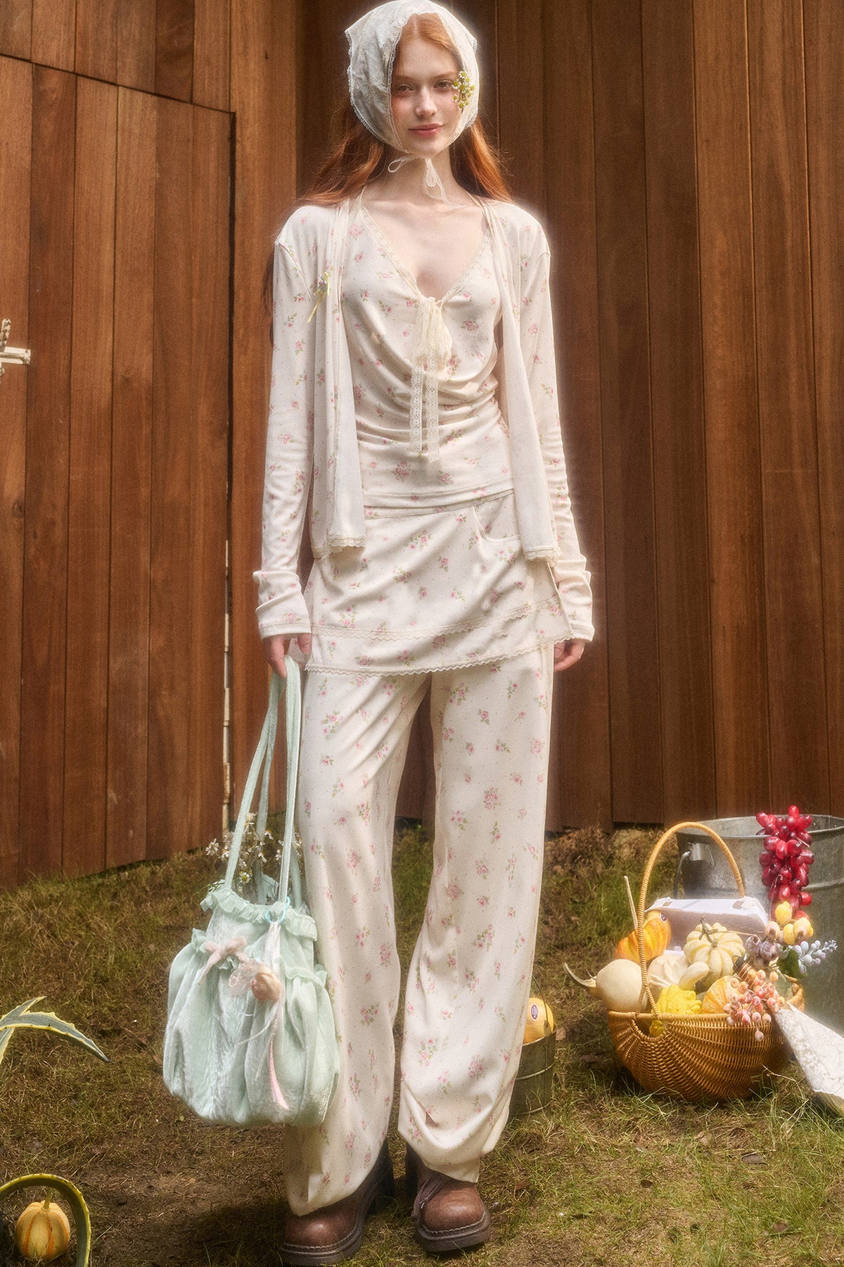 Liberty Print Top and Pants Set-Up