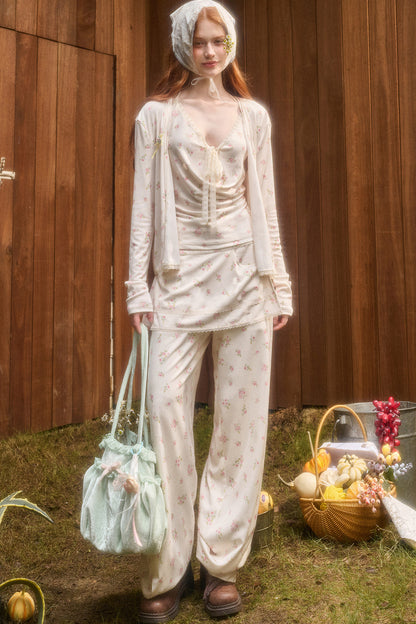 Liberty Print Top and Pants Set-Up