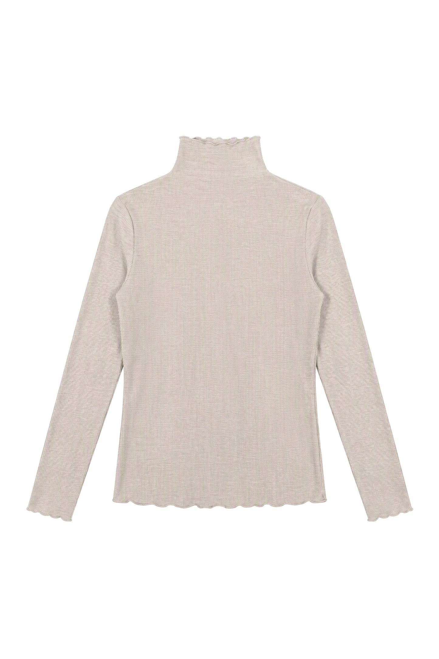 Woolen Short Sleeve Top and Corduroy Midi Skirt Set-Up