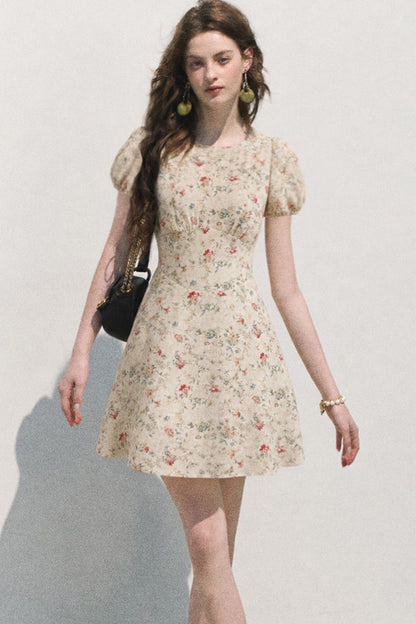 Floral Lyocell Linen Mermaid Dress