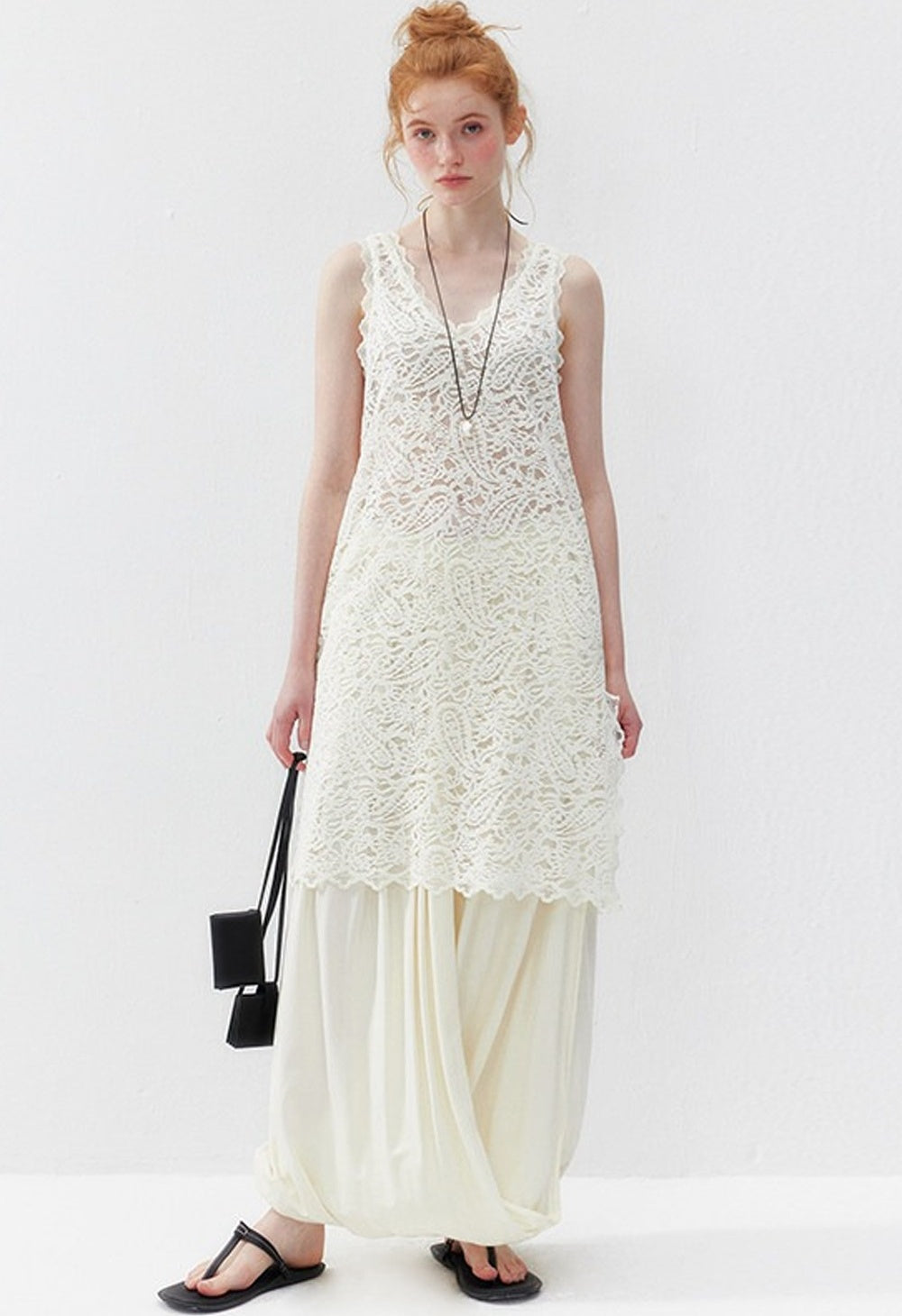 Paisley Cut-Out Lace Dress