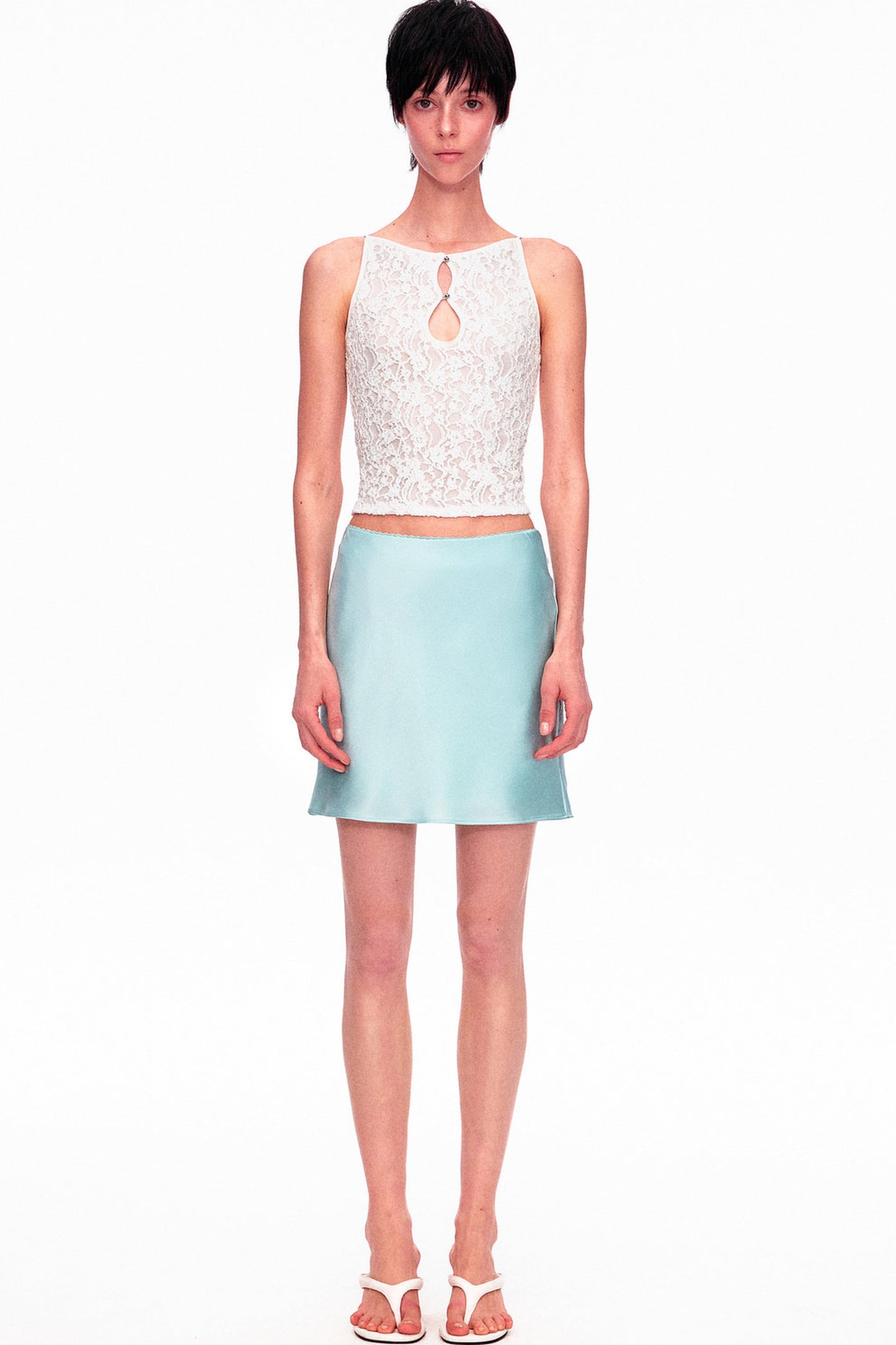 Water Drop Hollow-Out Lace Camisole