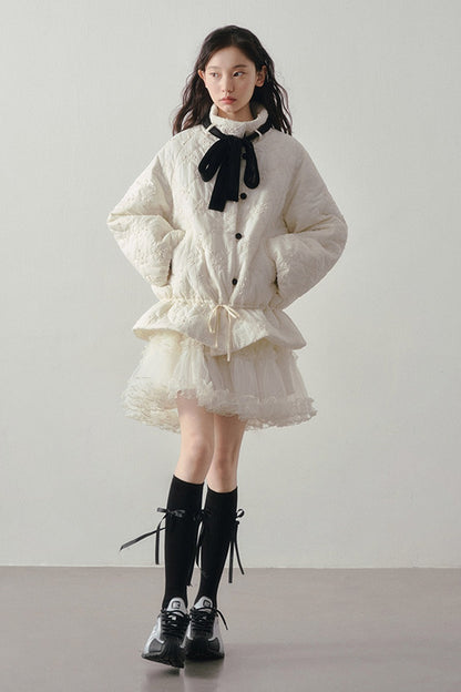 Multi-Layered Tulle Ruffle Skirt