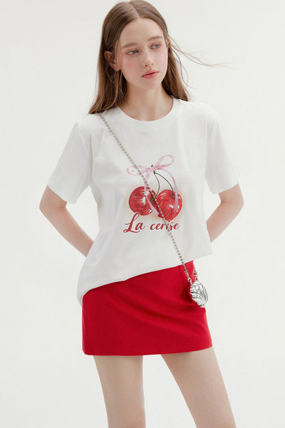 Linen A-Line Black Skirt