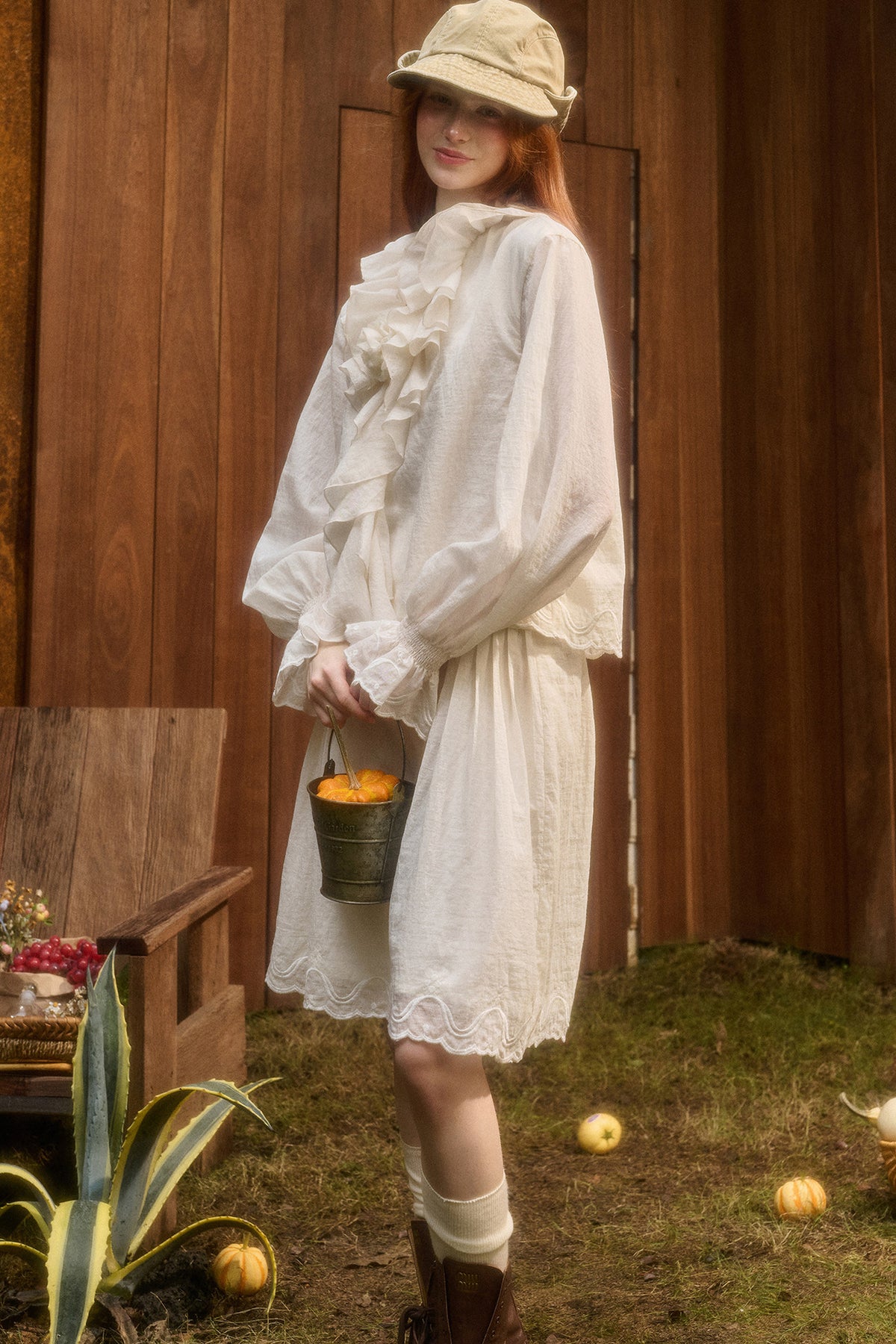 Tencel Cotton Lace Trim Set