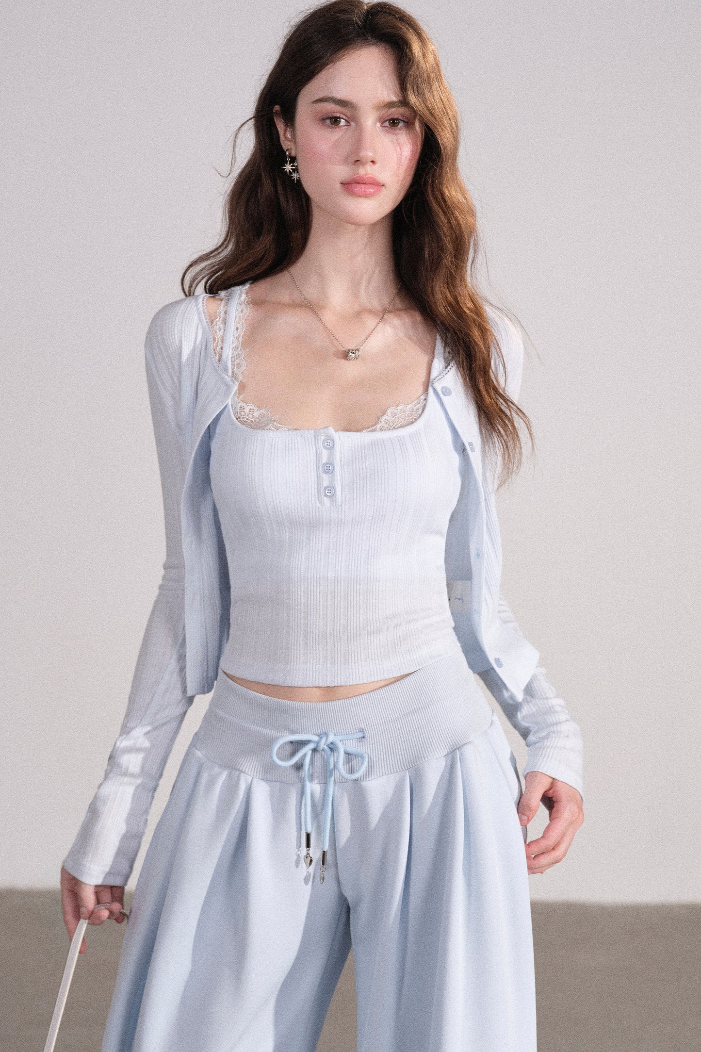 Lace Cardigan and Vest Set-Up