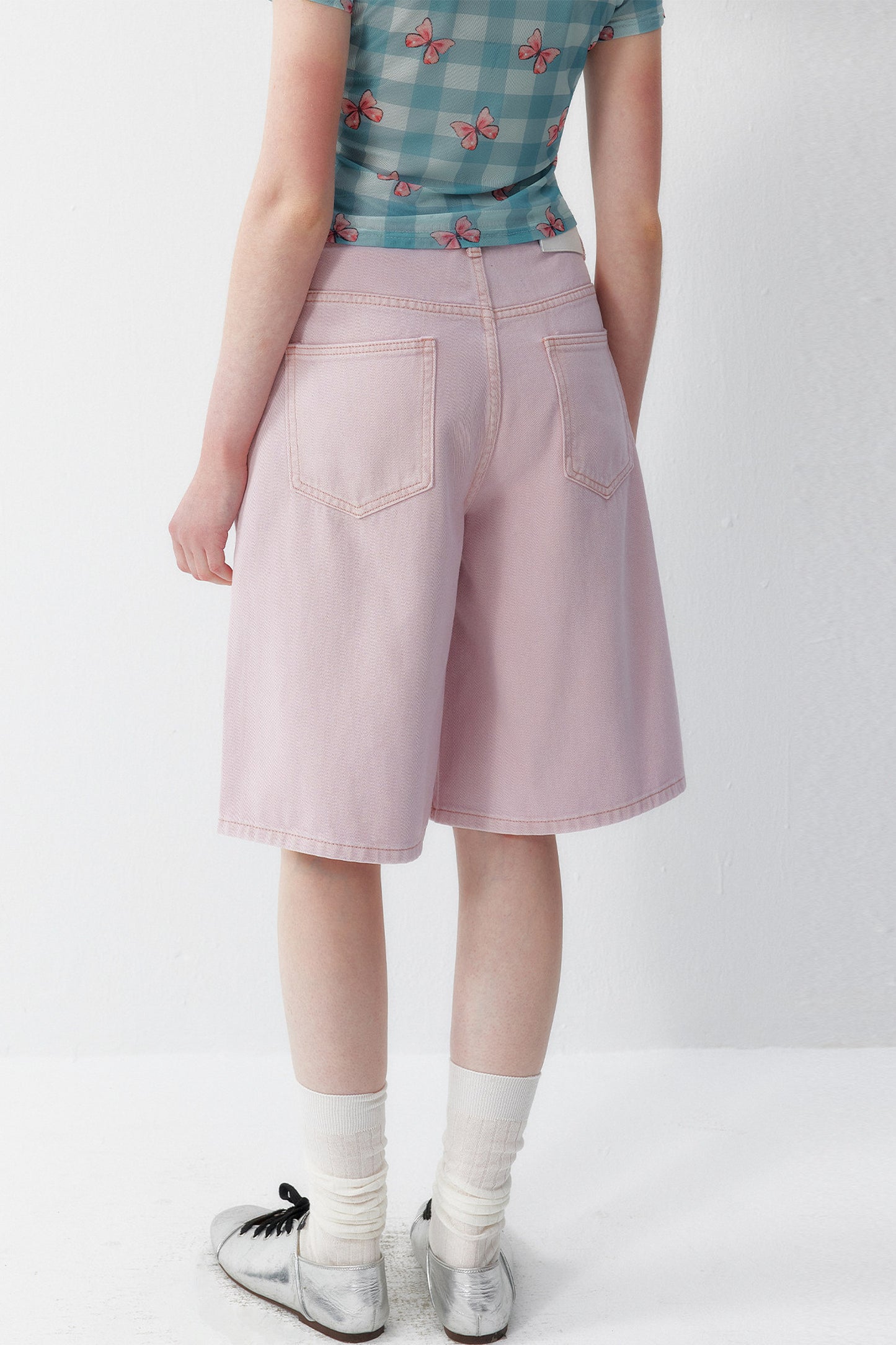Sweet Pink Denim Shorts
