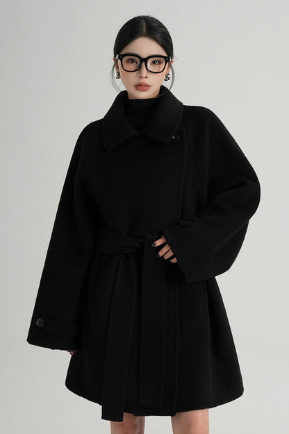 Mid-Length Double-Sided Wool Coat